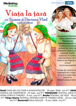Turneu Teatru de papusi & Concert cu Suzana și Daciana Vlad Gemenele Folclorului Maramureșean