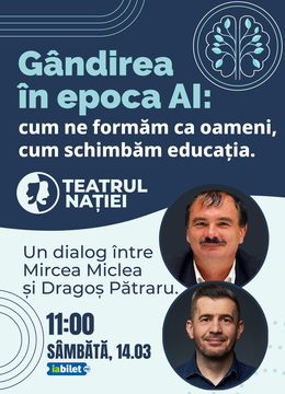 Ploiești: Workshop cu Mircea Miclea și Dragoș Pătraru