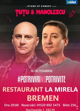 Bremen: Stand-up Comedy - Dan Tutu si Cristi Manolescu