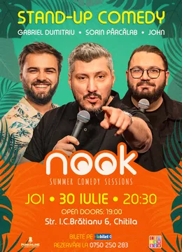 Chitila: Stand-up comedy cu Sorin Pârcălab, Gabriel Dumitriu și John