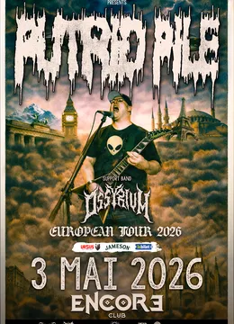 Concert Putrid Pile (US) + support band(s) (TBA) in Encore Club