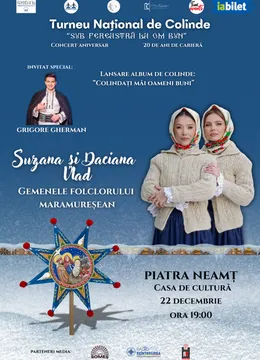 Piatra Neamt: Sub fereastră la om bun! Suzana și Daciana Vlad- Gemenele Folclorului Maramureșean