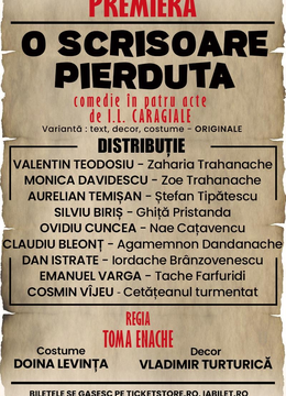 Iași: O Scrisoare Pierduta
