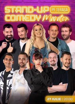 The Fool: Stand-up Comedy Maraton pe terasă cu: Anisia, Mane Voicu, Radu Isac, Serghei, Teodora Nedelcu, Geo Adrian, Claudiu Popa, Alex Dobrotă, Florin Gheorghe și George Dumitru