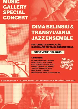 Cluj-Napoca: Dima Belinski & Transylvania Jazz Ensemble - Music Gallery Special Concert
