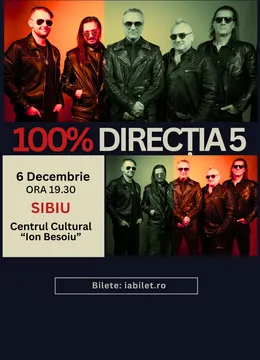 Sibiu: Concert Direcția 5 - „100% Direcția 5”