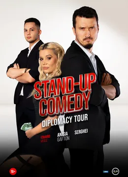Florești: Stand-up Comedy cu Anisia Gafton, Serghei și Eduard Moise - „Diplomacy Tour”