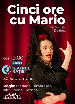 Ploiești: Teatru ~ Cinci ore cu Mario — de Miguel Delibes