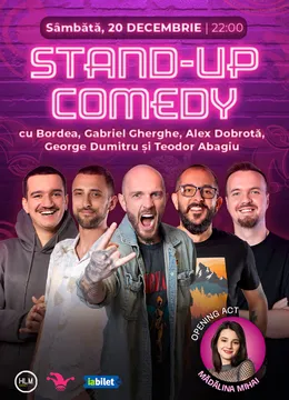 The Fool: Stand-up comedy cu Bordea, Gabriel Gherghe, Alex Dobrotă, George Dumitru si Teodor Abagiu