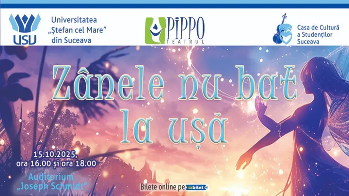 Suceava: Teatru pentru copii „Zânele nu bat la ușă”