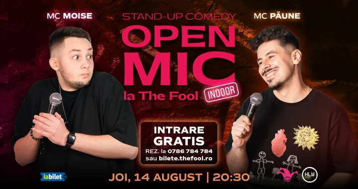 The Fool Open Mic la Terasă: MCs Moise & Păune