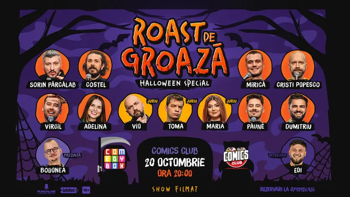 Roast de Groaza la ComicsClub!