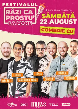 Festivalul de comedie - Razi ca prostu' la mare 2026 | Acces VIP 22.08