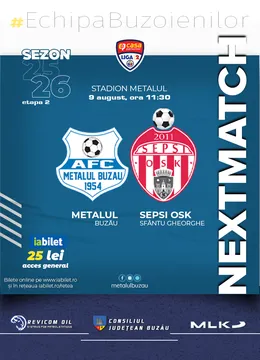 Metalul Buzău – Sepsi OSK Sfântu Gheorghe