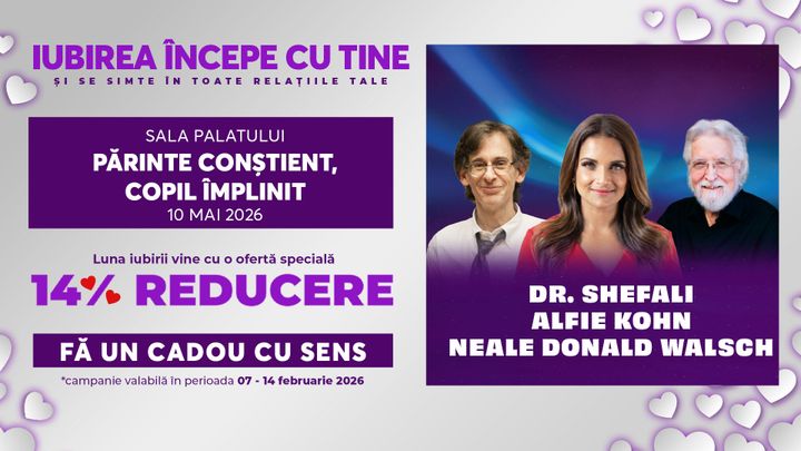 Dr. Shefali • Alfie Kohn • Neale Donald Walsch: "Părinte conștient, Copil împlinit"
