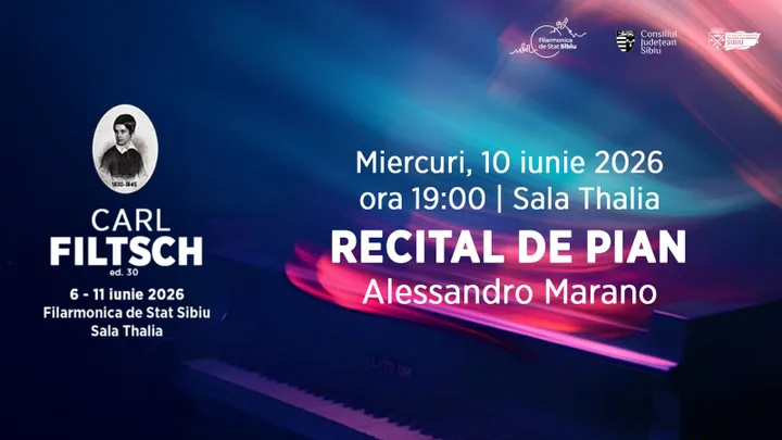 Sibiu: Recital de pian – Alessandro Marano