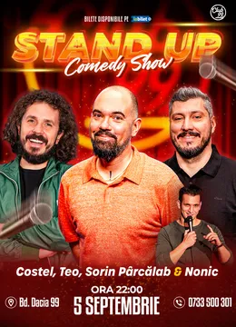 Stand-up Comedy cu Costel, Teo, Sorin Pârcălab - Nonic la Club 99