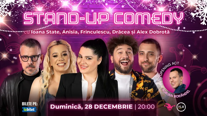 The Fool: Stand-up comedy cu Ioana State, Anisia, Frînculescu, Drăcea și Alex Dobrotă