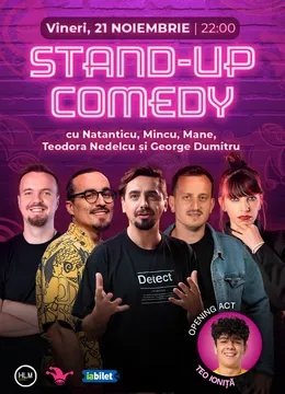 The Fool: Stand-up comedy cu Natanticu, Mincu, Mane, Teodora Nedelcu și George Dumitru