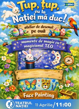 Ploiești: Țup, țup, eu la Nației mă duc! — activități pentru copii