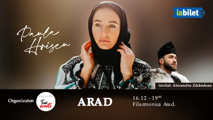 Arad: Concert de colinde Paula Hriscu: M-o trimis mama la capre!
