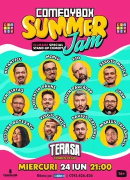 Filmare Stand-up Comedy SummerJam pe Terasa ComicsClub! - Show 1