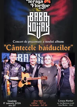 BABA NOVAK - concert de prezentare a noului album "Cântecele Haiducilor"!