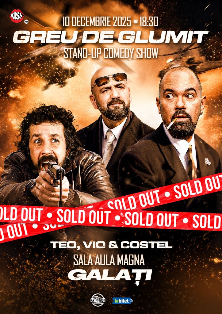 Galați: Greu de glumit cu Teo, Vio și Costel | Stand Up Comedy Show 1