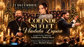 „Colinde de Suflet” – Vlăduța Lupău, Grupul Psaltic TRONOS și Orchestra Metropolitană București