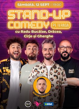 The Fool Terasa: Stand-up comedy cu Bucălae, Gherghe, Cîrje și Drăcea