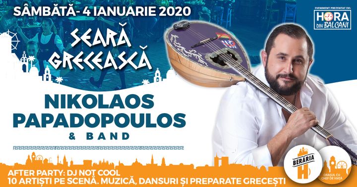 Seară Grecească: Nikolaos Papadopoulos & Band