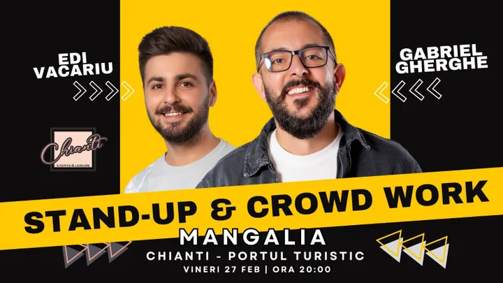 Mangalia: Stand Up & Crowd Work | Gabriel Gherghe și Edi Vacariu