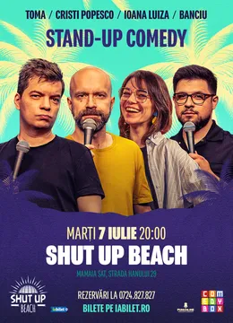 Constanța: Stand-up comedy cu Toma, Popesco, Ioana Luiza și Banciu