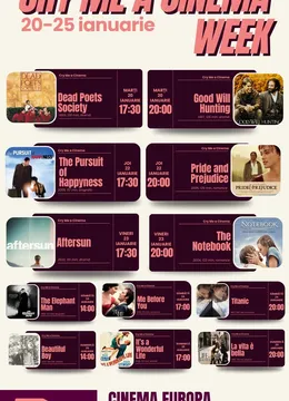 Cry Me a Cinema Week - lacrimi, șervețele și iubire