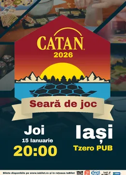 Iasi: Seara de Catan