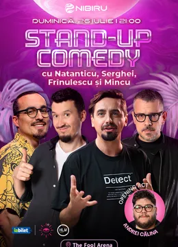 Costinești: The Fool Arena: Stand-up comedy cu Natanticu, Frînculescu, Mincu și Serghei