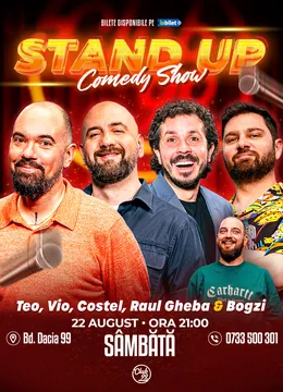 Stand-up Comedy cu Teo, Vio, Costel, Raul Gheba - Bogzi la Club 99