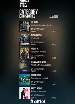 Cinema sub stele: Epic Stories Week