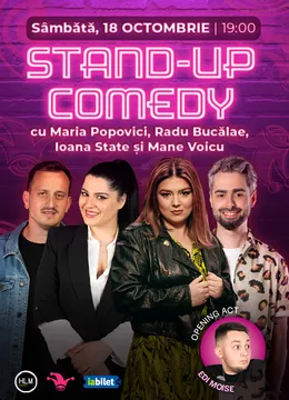 The Fool: Stand-up comedy cu Mane Voicu, Maria Popovici, Radu Bucălae și Ioana State