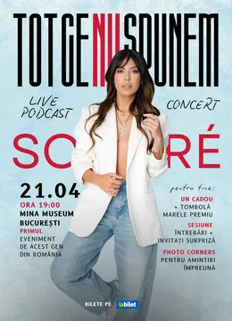 TOT CE NU SPUNEM: live podcast & concert cu SORE