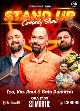 Stand-up Comedy cu Teo, Vio, Raul Gheba - Gabi Dumitriu la Club 99
