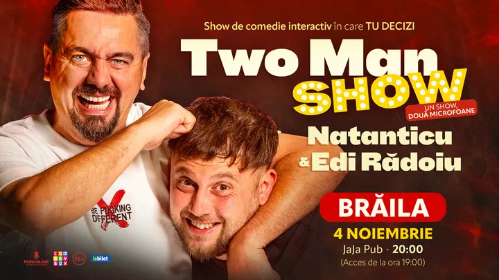 Stand-up comedy cu Natanticu și Edi Rădoiu | Two Men Show