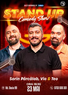 Stand-up Comedy cu Vio, Teo & Sorin Pârcălab la Club 99