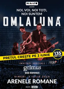 Concert Om La Lună la Arenele Romane