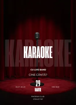 Constanta: Karaoke cu live band