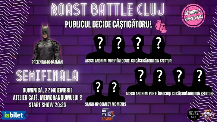 Cluj-Napoca: Roast Battle | Stand-up Comedy Show | Semifinala | Publicul decide câștigătorul