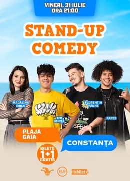 Constanta: Stand Up Comedy cu Mădălina Mihai, Teo Ioniță, Florentin Păune și Fares