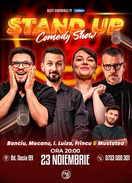 Stand-up Comedy cu Banciu, Mocanu, Ioana Luiza, Frîncu - Vladimir Mustatea la Club 99