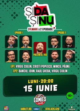 FILMARE "Și da și nu" pe Terasa ComicsClub!