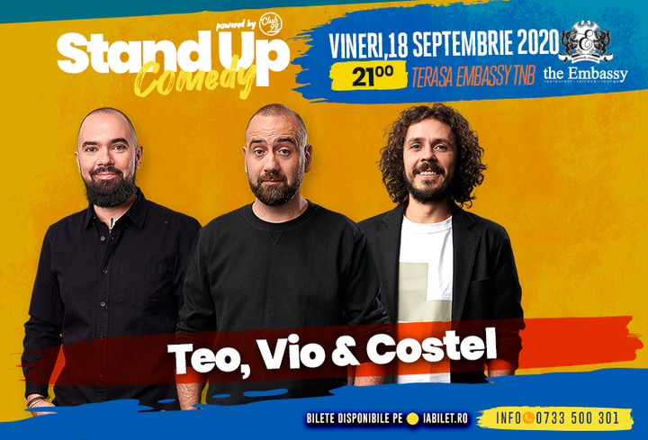 Stand up comedy at TNB cu Teo, Vio și Costel
